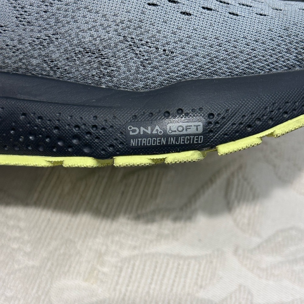 Brooks Ghost 16 Men’s 7.5 EU 40.5 Charcoal and Lime Athletic Shoes, EXCELLENT - Picture 14 of 14